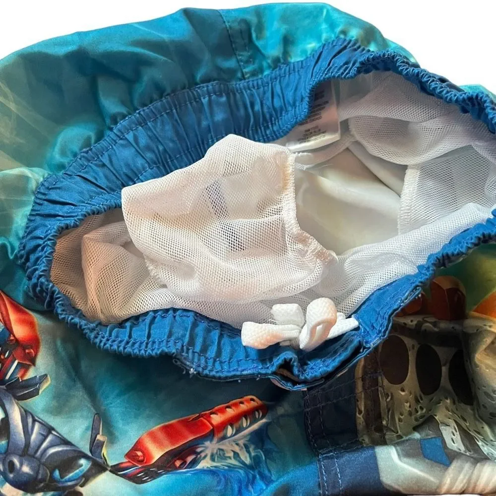 Skylanders SuperChargers Swim Trunks Board Shorts Beach Boys‎ Size Medium 8
